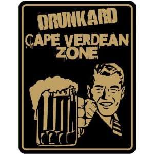 New  Drunkard Cape Verdean Zone / Retro  Cape Verde Parking Sign 