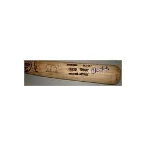  Chris Truby Autographed Game Used Baseball Bat (Astros 