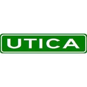 UTICA City Limit Sign   High Quality Aluminum