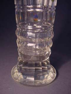 BOHEMIAN CARL SCHNAPPEL HAIDA GLASS VASE c. 1915  