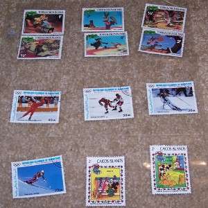 These stamps come from many countriesGuyana, Republic of Maldives 