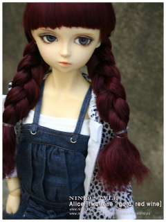 BJD Wig [8 9 inch] alice wig(2color) super dollfie SD13  