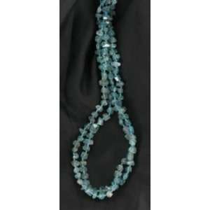   LIGHT BLUE APATITE FACETED NUGGET BEADS 5 6mm~ 