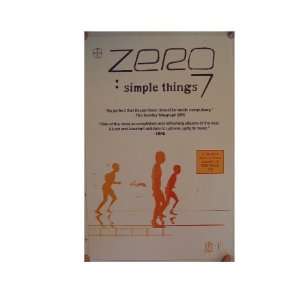  Zero 7 Seven Poster Simple Things Seven Zero7 Everything 
