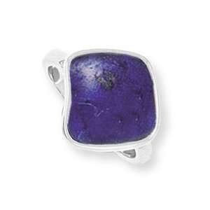  Boma Free Formed Square Lapis Ring (size 6) Boma Stone 