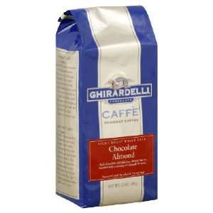  Ghirardelli, Coffee WhLB Choc Almond, 12 OZ (Pack of 6 