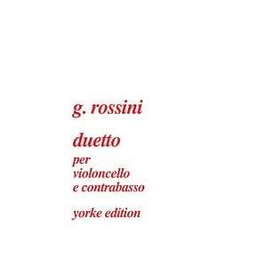   for cello and double bass (0680160250059) GIOACCHINO ROSSINI Books