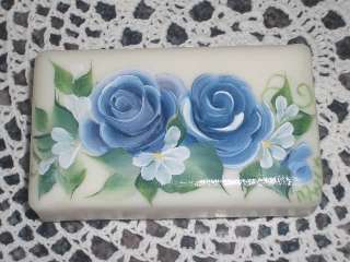 NEW* hp Cottage BLUE ROSE Chic Shabby SOAP Victorian*  