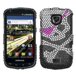  Skull Diamante Protector Cover for SAMSUNG I510 (Droid 