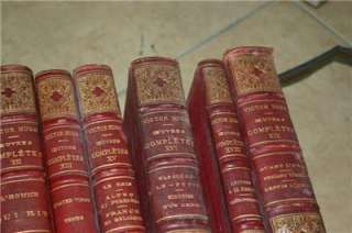 17 Vol Victor Hugo 1900 Oeuvres vintage rare books  