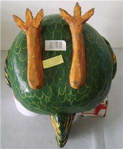 Enesco Vicki Thomas Wood Turkey Figurine 1997 Funny Bone Originals 