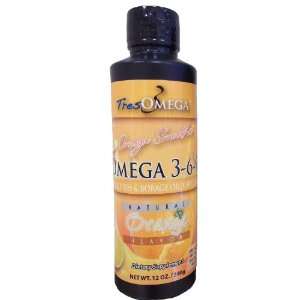TresOMEGA Smoothie Omega 3 6 9 Flax, Fish and Borage Oil Supplement 