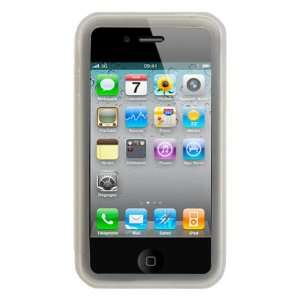  Bumper Case Silicone (white) for Apple Iphone 4 