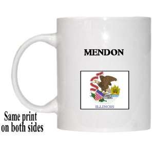  US State Flag   MENDON, Illinois (IL) Mug 