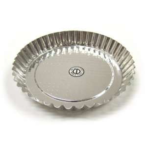   of 6 Ruffled Tart Pans by Gobel   5.75 Inch Diameter