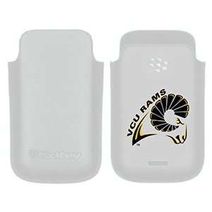  VCU Rams Logo on BlackBerry Leather Pocket Case  