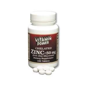 Chelated Zinc 50 mg, Size 500