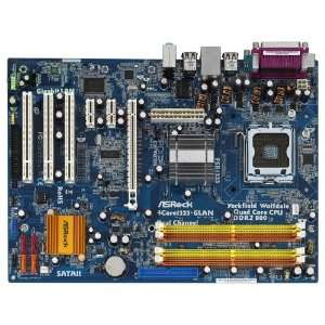  ASRock 4CORE1333 GLAN R2 Core2 Quad 1066/800FSB Motherboard w/ DDR2 