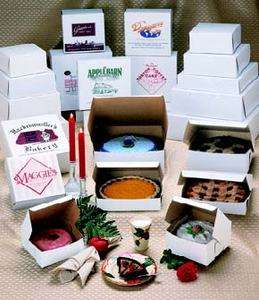 25 Bakery Box 8x8x4 WHITE Cake Pie Cookie Candy Cupcake Favor  