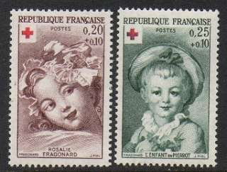France 1962 Red Cross VF MNH (B365 6)  