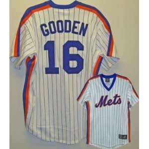  Dwight Gooden Mets Pinstripe Cooperstown Jersey Sports 