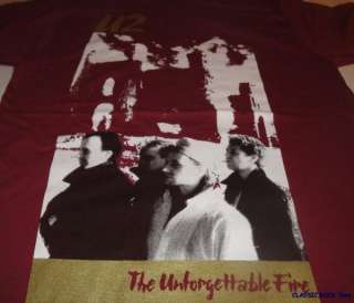 U2 The Unforgettable Fire 1984 NEW T SHIRT M Official  