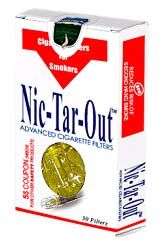 pk of nic tar out   Nic Out cigarette filters  