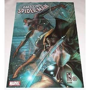 Amazing Spider man and Wolverine Team Up 36 by 24 Marvel Comics Shop 