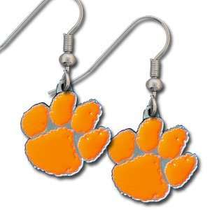 College Earrings   Clemson Tigers 