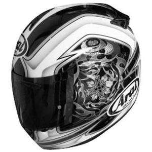  Arai Quantum II Boost Helmet   X Large/Silver Automotive