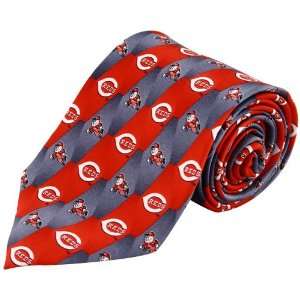  Cincinnati Reds Pattern 1 Silk Necktie