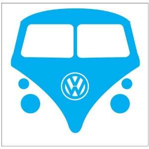  VW Bus Vanagon Sticker Decal Blue 