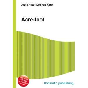 Acre foot [Paperback]