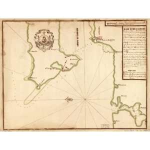  1786 map of Venezuela, Araya