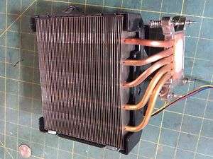   COOLING SYSTEM, ALUMINUM & COPPER HEAT SINK AND 12VDC 270MA FAN, 7