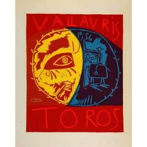  1959 Lithograph Picasso Toros Vallauris 1956 Mourlot 