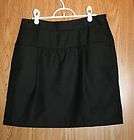 new womens ann taylor loft skirt size 4 black poly