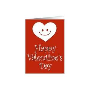  valentine day with smile and heart Card Health & Personal 