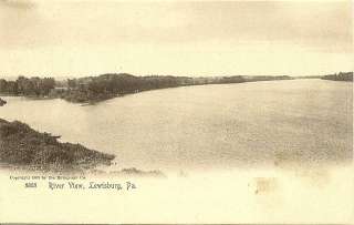 Lewisburg,Pa,River View,Union County,Postcard,#18415  