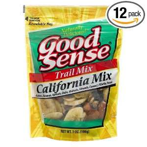 Good Sense Trail Mix, California Mix, 7 Ounce Bags (Pack of 12)