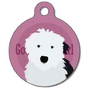 Good Girl Old English Sheepdog Pet ID Tag for Dogs and Cats   Dog Tag 