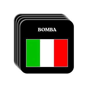  Italy   BOMBA Set of 4 Mini Mousepad Coasters 