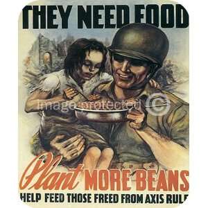  They Need Food World War Ii US Military Vintage MOUSE PAD 