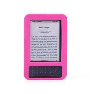   Silicone Case Protective Cover For  Kindle 3 3G Pink New  