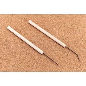 Teasing Needle, Wooden Handle, Straight Points, 5 3/4, Pack of 12 