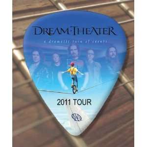  Dream Theater 2011 Tour Premium Guitar Pick x 5 Medium 
