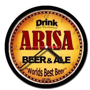  ARISA beer and ale wall clock 