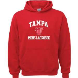  Tampa Spartans Red Youth Mens Lacrosse Arch Hooded 