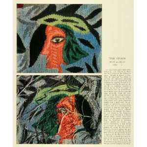  1936 Print Storm Jean Lurcat Tapestry Design Weaving Woven 