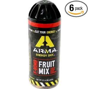 Arma Energy Snx Fruit Mix,F Bomb, 3.5 Ounce (Pack of 6)  